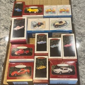 Hallmark Collector's Car Series Ornaments, UNOPENED